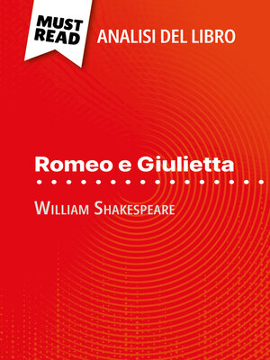 cover image of Romeo e Giulietta di William Shakespeare (Analisi del libro)